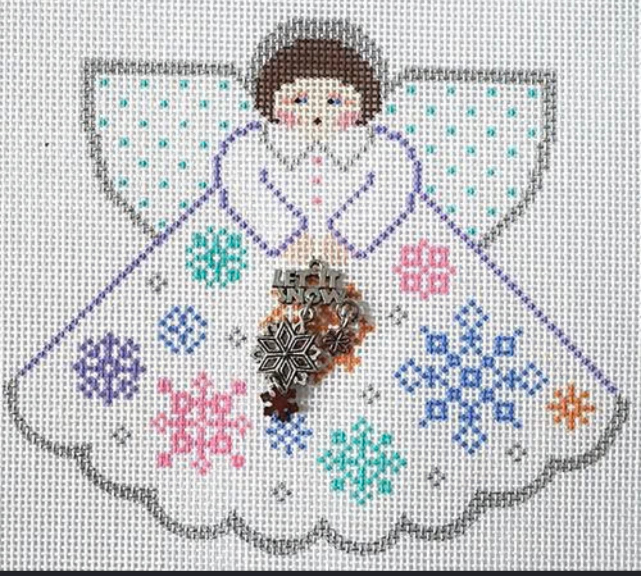 Painted Pony 996BI Angel with Charms: Snowflakes Angel