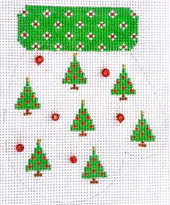 HB-130 Mitten - Christmas Tree with stitchguide