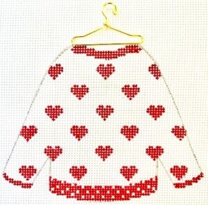 HB-186 Sweater - Valentine with stitchguide