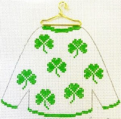 HB-189 Sweater - Shamrocks with stitchguide