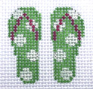 HB-27 Mini - Green Flip Flops