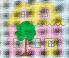 HB-401 Cottage - Pink & Yellow with stitchguide