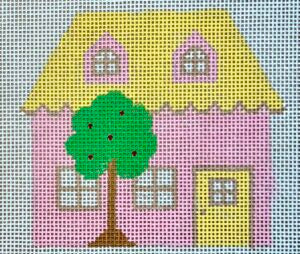 HB-401 Cottage - Pink & Yellow with stitchguide