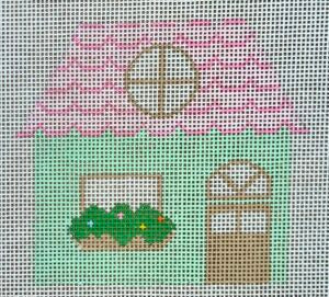HB-403 Cottage - Green & Pink with stitchguide