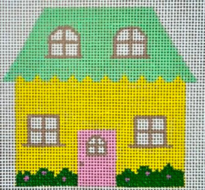 HB-404 Cottage - Yellow & Green with stitchguide