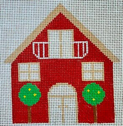 HB-407 Cottage - Red with stitchguide