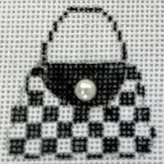 HB-79 Mini Purse Black & White