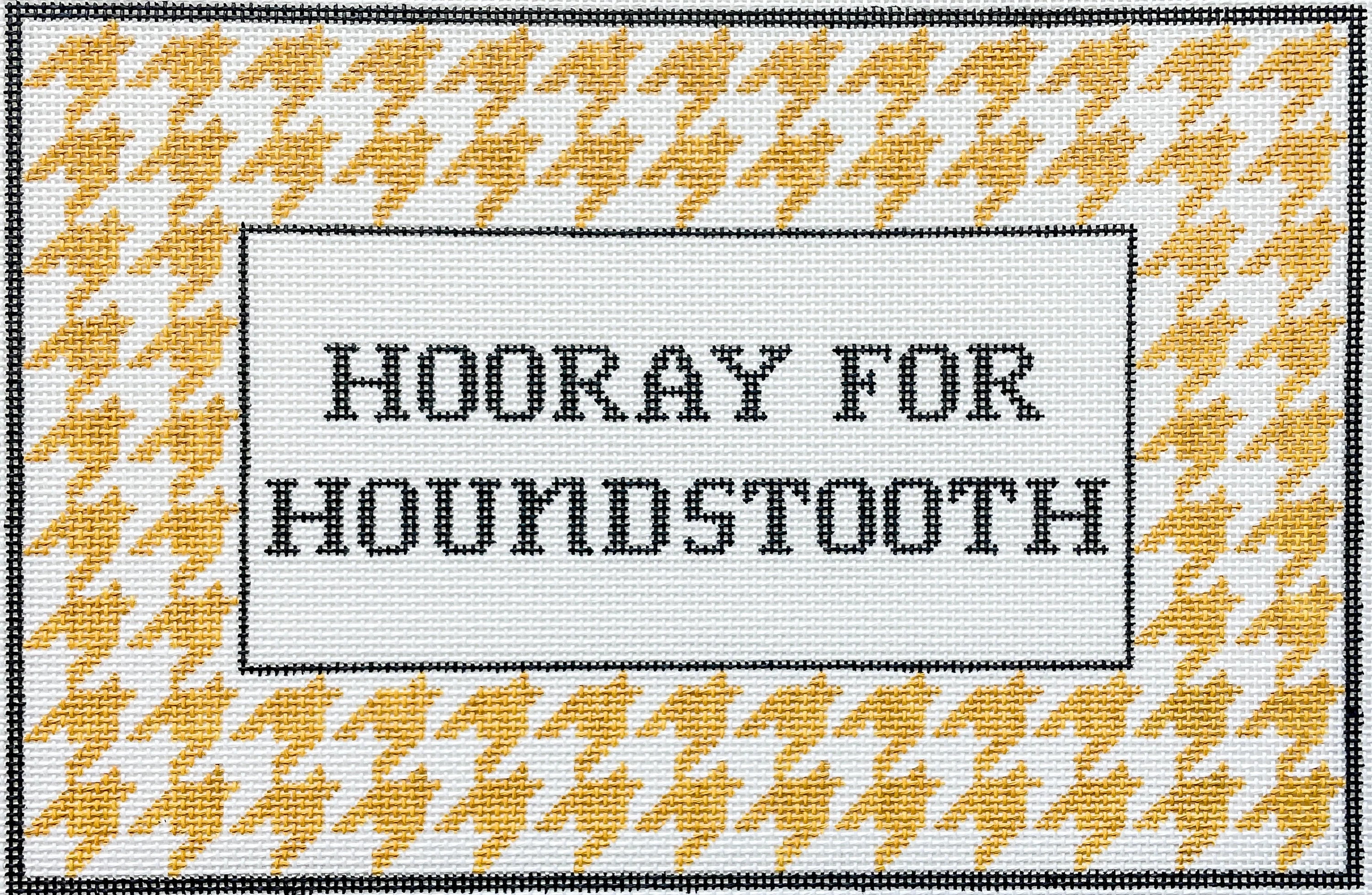 Hello Tess HT106-18 Hooray for Houndstooth on 18 mesh
