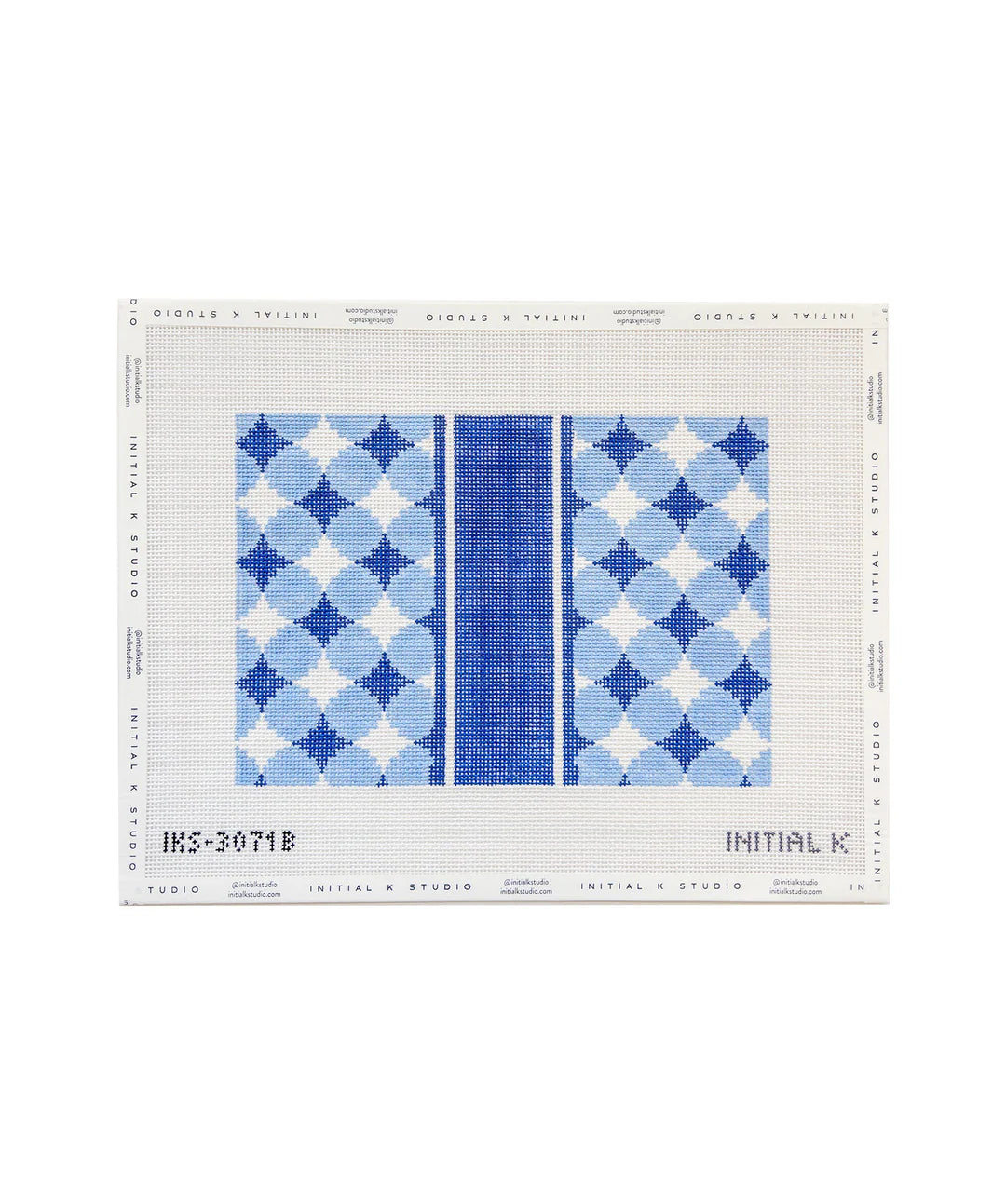 IKS-3071B Starburst Clutch, Blue