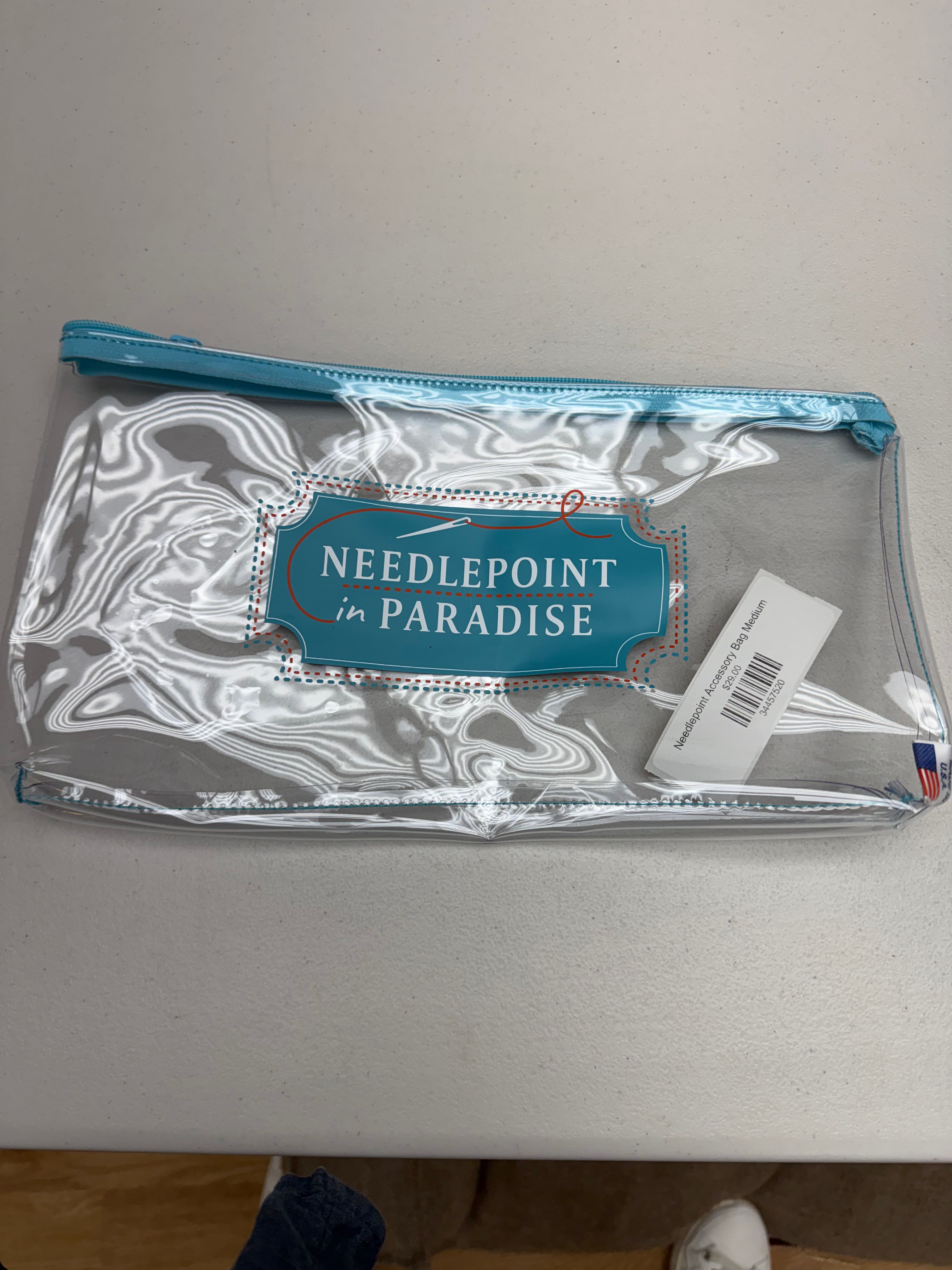 Needlepoint Accessory Bag Medium
