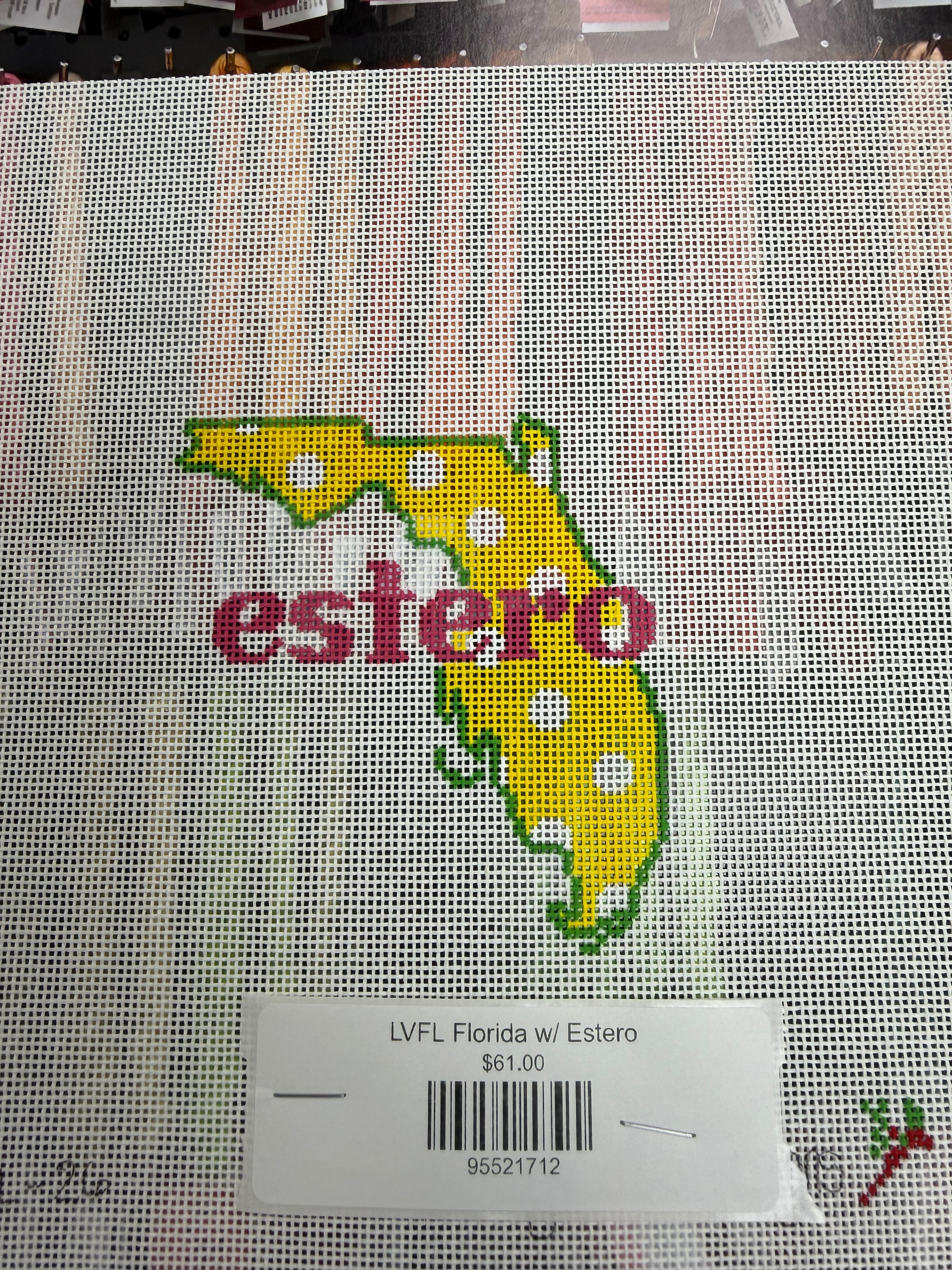 LVFL Florida w/ Estero Yellow w/ Green outline