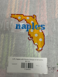 LVFL Naples with Florida Yellow w/ Red outline