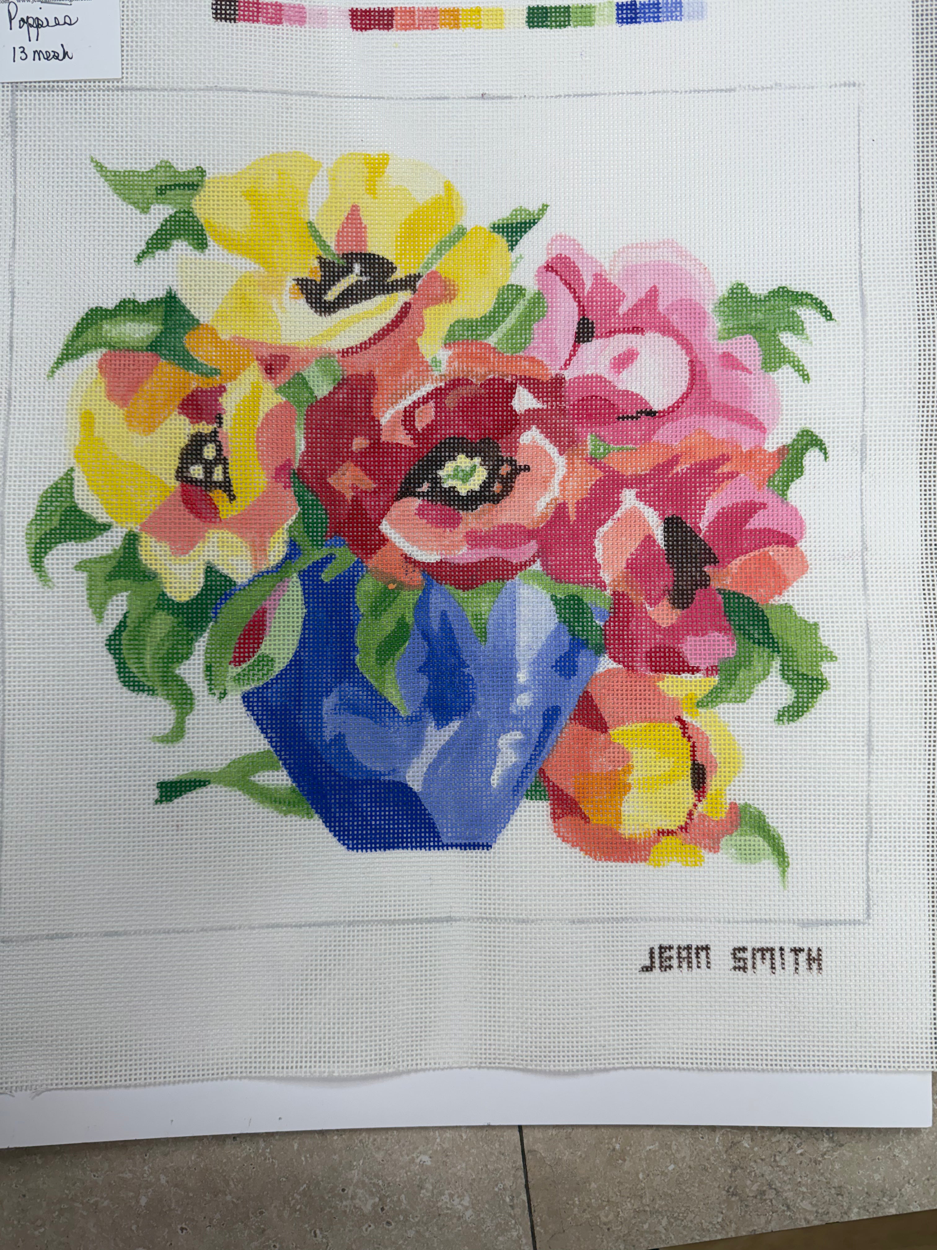 JS36 A Bowl of Poppies