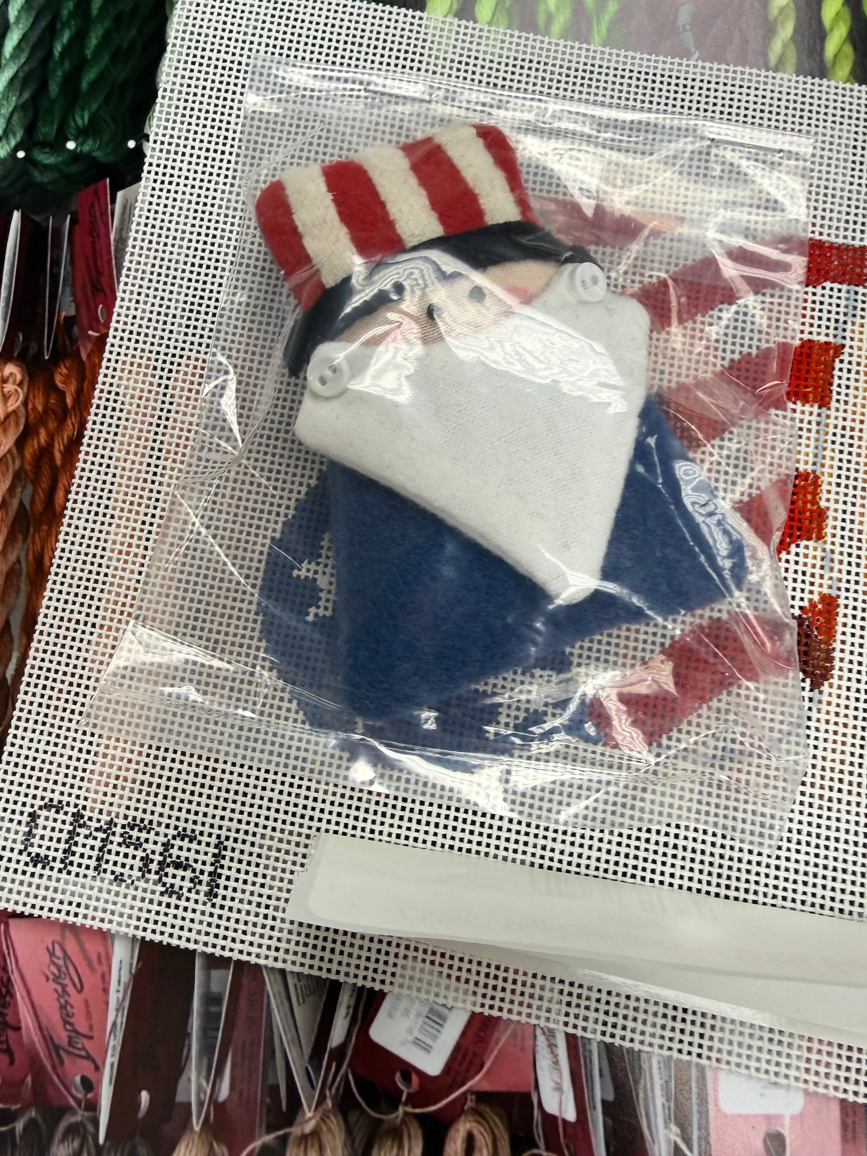 CM561 Patriotic Sock w/ Uncle Sam