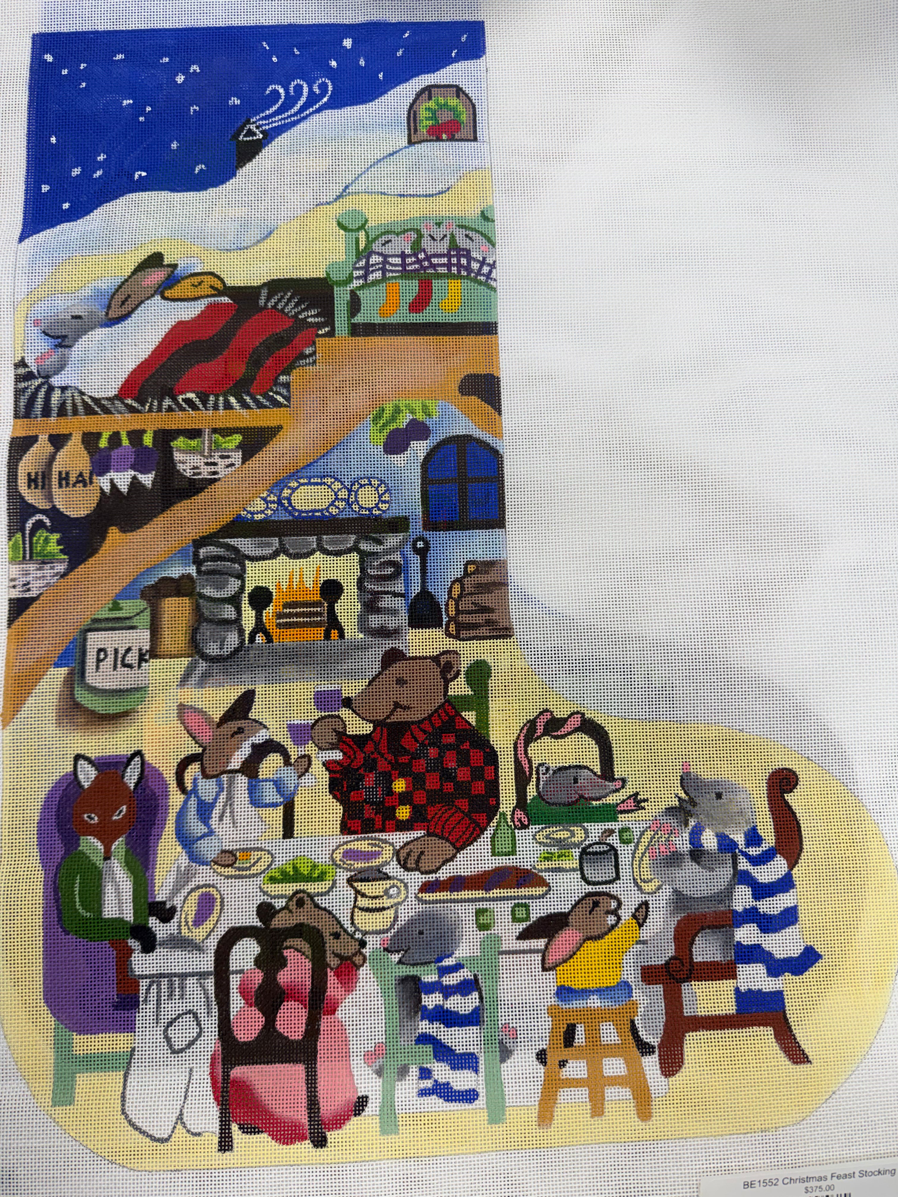 BE1552 Christmas Feast Stocking