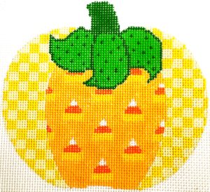 HB-352 Candy Corn Pumpkin with stitchguide