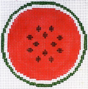 HB-515 Watermelon Coaster/Ornament with stitchguide