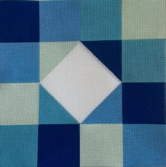 SV-045 Blue and White Squares