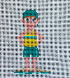 DD2340 Big Kid Boy at the Beach