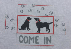 LM-BC01 Black Lab "Come In" Brick Cover