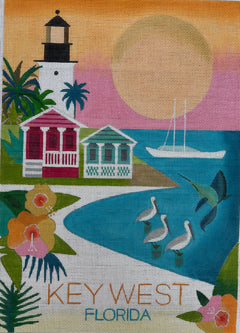 MO-US25 Key West Travel Poster