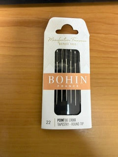 Bohin Needle- Size 22 Tapestry Round Tip