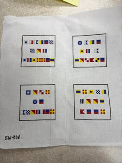 SW-506 Signal Flag Coaster