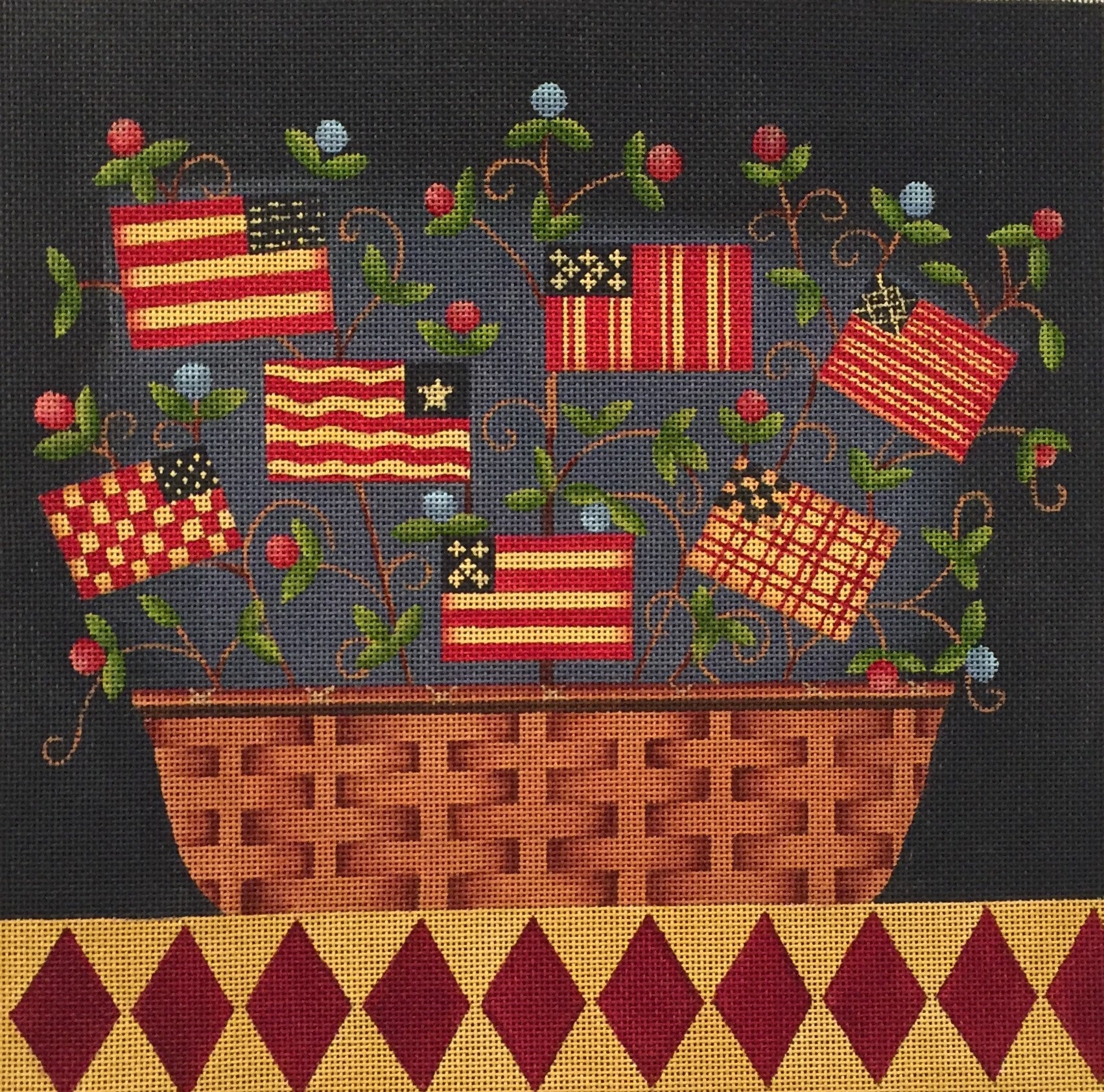 EWE-482 Americana Shaker Basket Stitch Guide