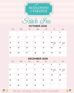 Needlepoint in Paradise Stitch Ins 2026