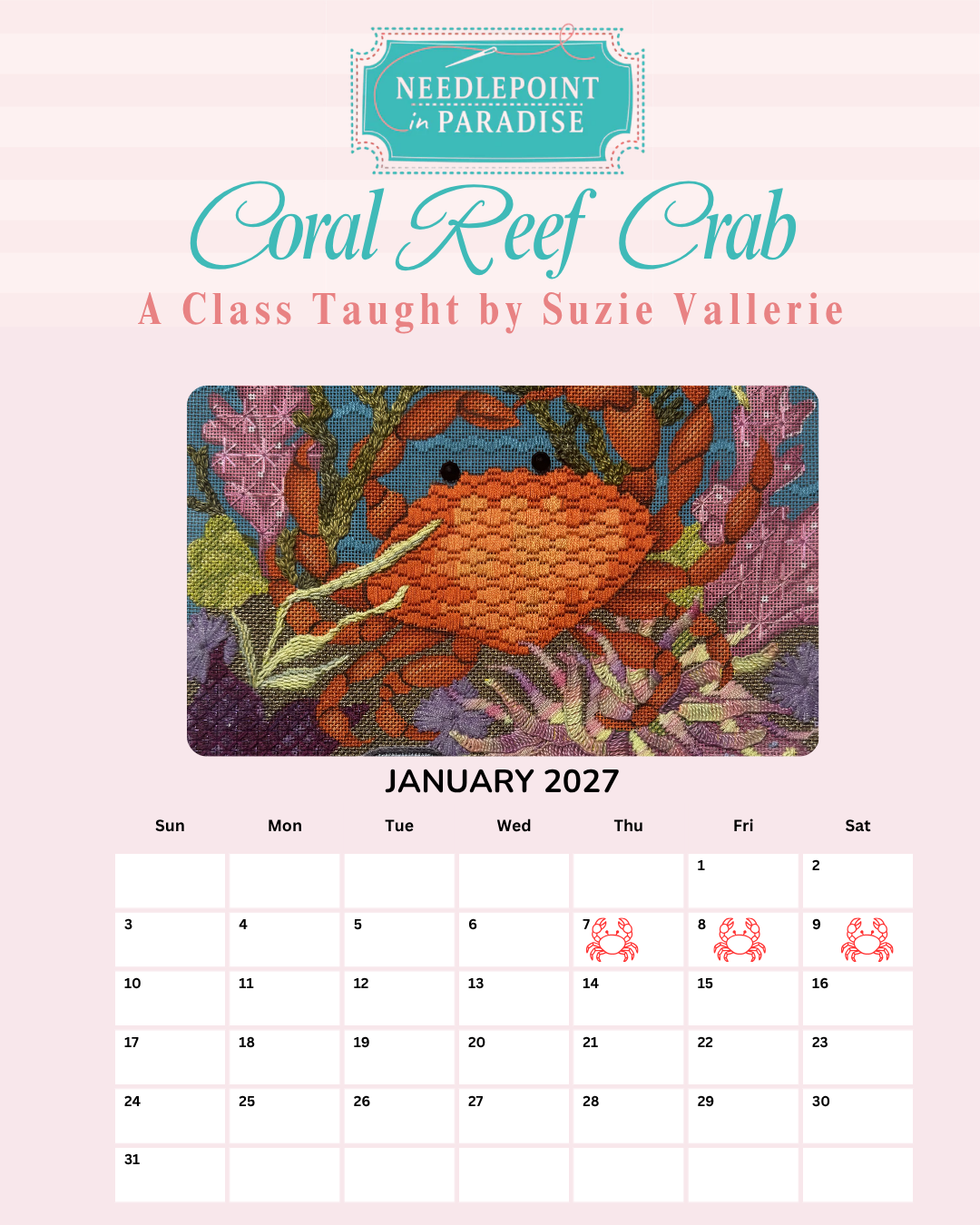 Coral Reef Crab Class with Suzie Vallerie