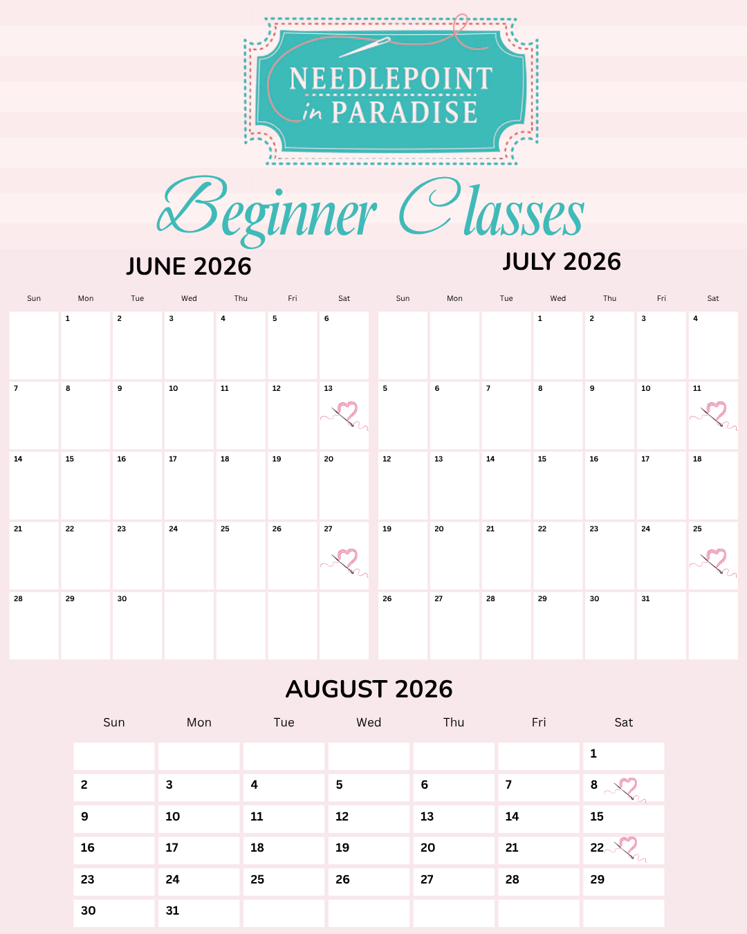Beginner Needlepoint Class