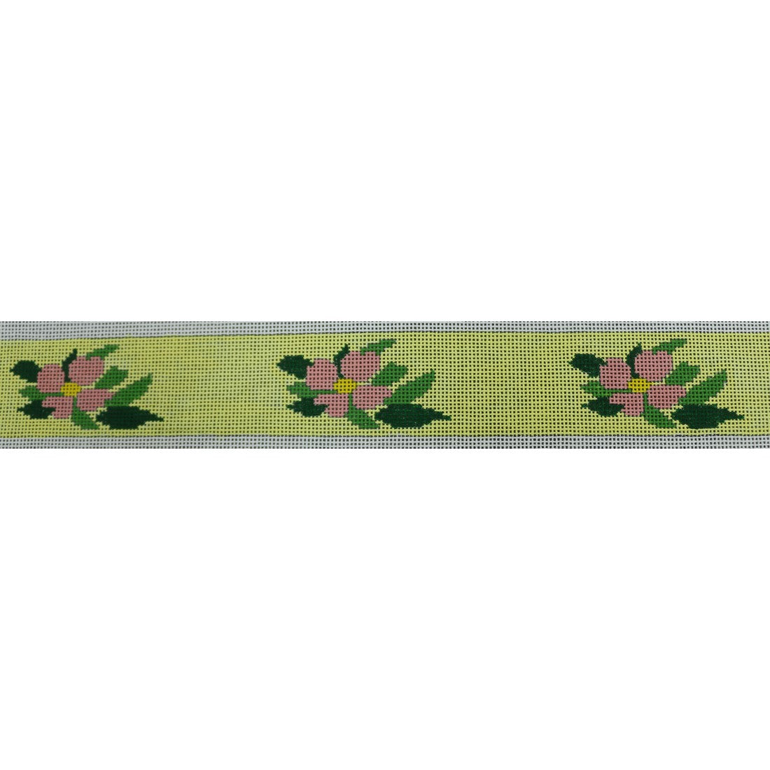 KKB529B Pink Dogwood on Yellow Belt 1.5 x 38.75
