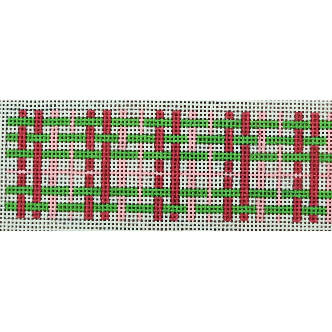 KKB537B pink and green plaid belt on 13 2 x 51.75