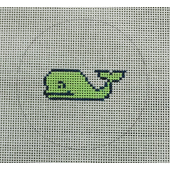 KKMO105 Green Whale Mini Round 3" Round
