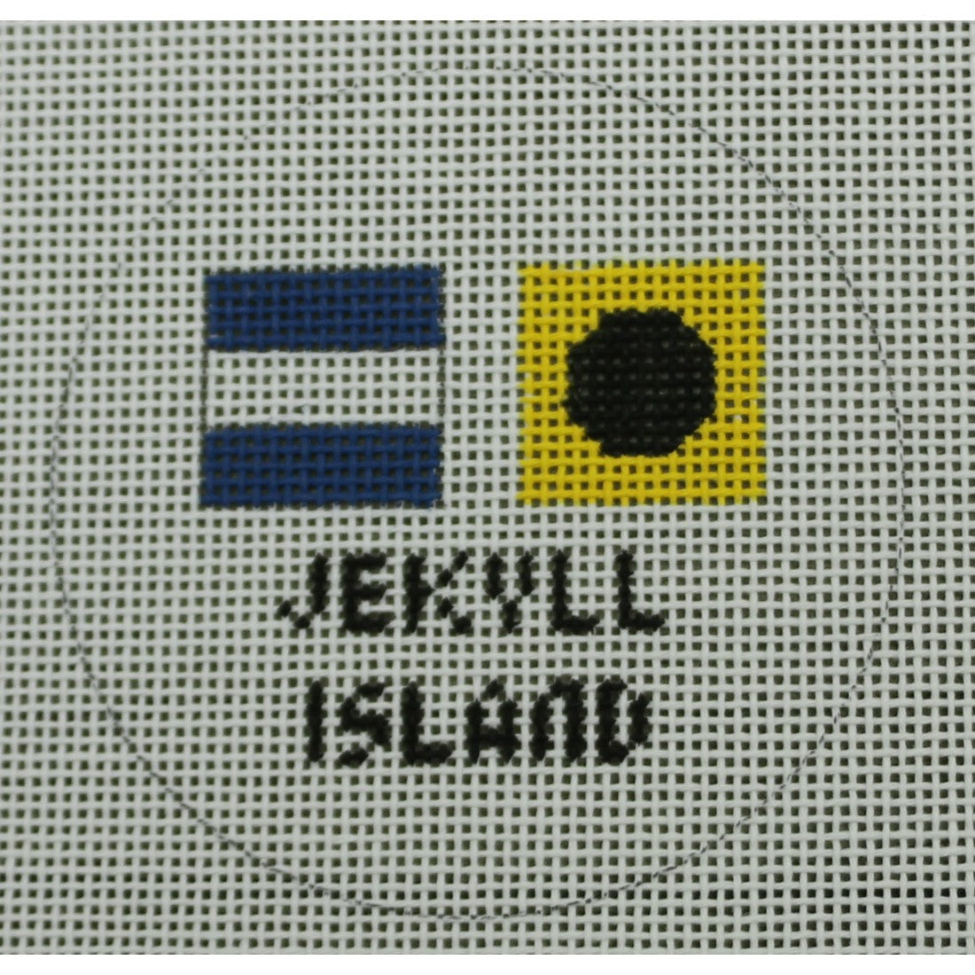 KKNTO40 Signal Flags - Jekyll Island 3" Round