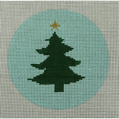 KKO123 Christmas Tree 2 3.75" round