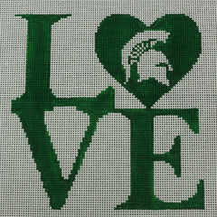 KKO142 Love Michigan State 4.75 x 5