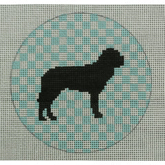 KKOAS123 Bull Mastiff 4" round