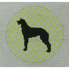 KKOAS126 Irish wolfhound 4" round