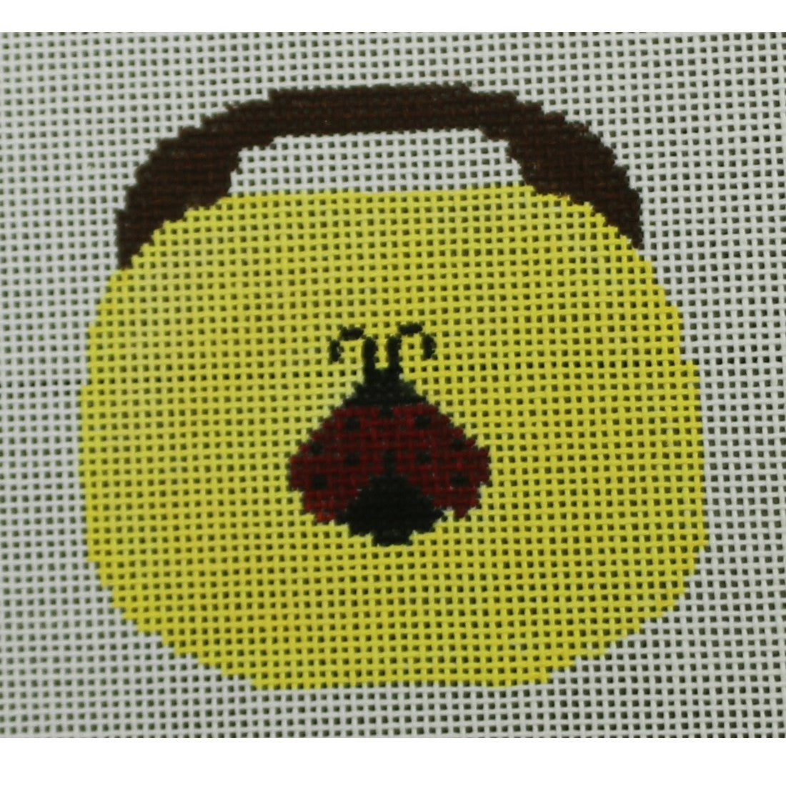 KKOBB106A Ladybug on Yellow 3 x 3