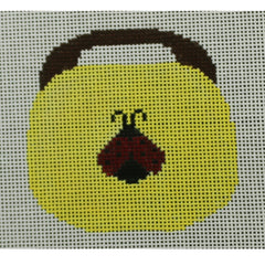 KKOBB106A Ladybug on Yellow 3 x 3