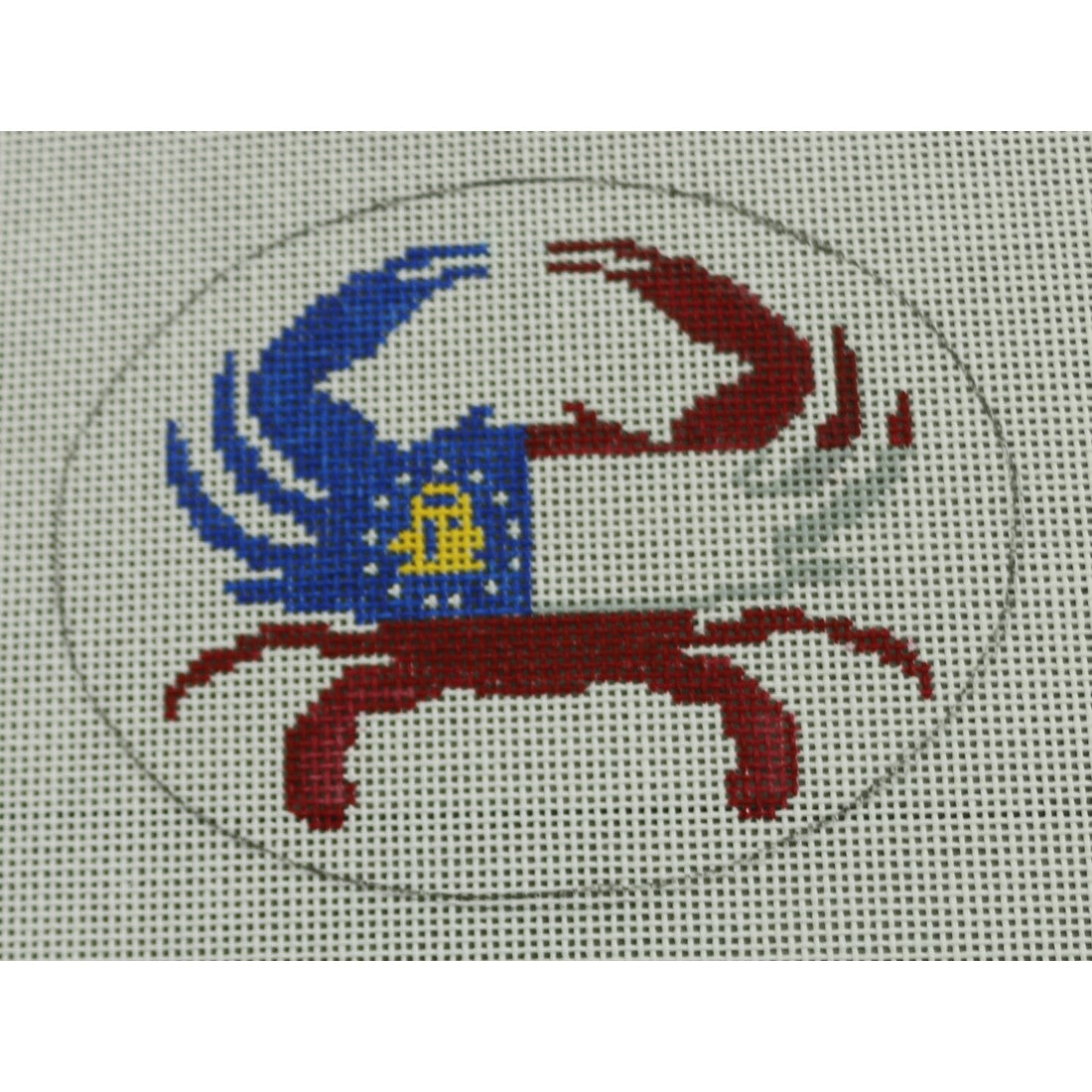 KKOCR102 Georgia State Flag Crab