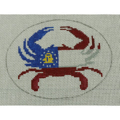 KKOCR102 Georgia State Flag Crab