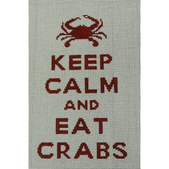 KKP115 Keep Calm and Eat Crabs 11 x 7.375
