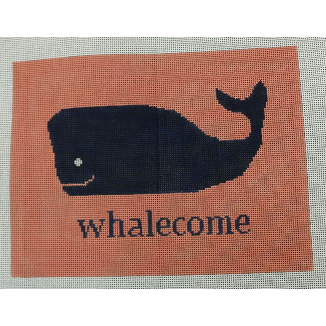 KKP117 Whalecome on Salmon 8.5 x 11