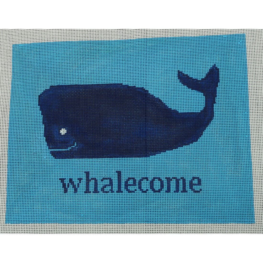 KKP117B Whalecome on Blue 8.5 x 11