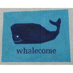 KKP117B Whalecome on Blue 8.5 x 11