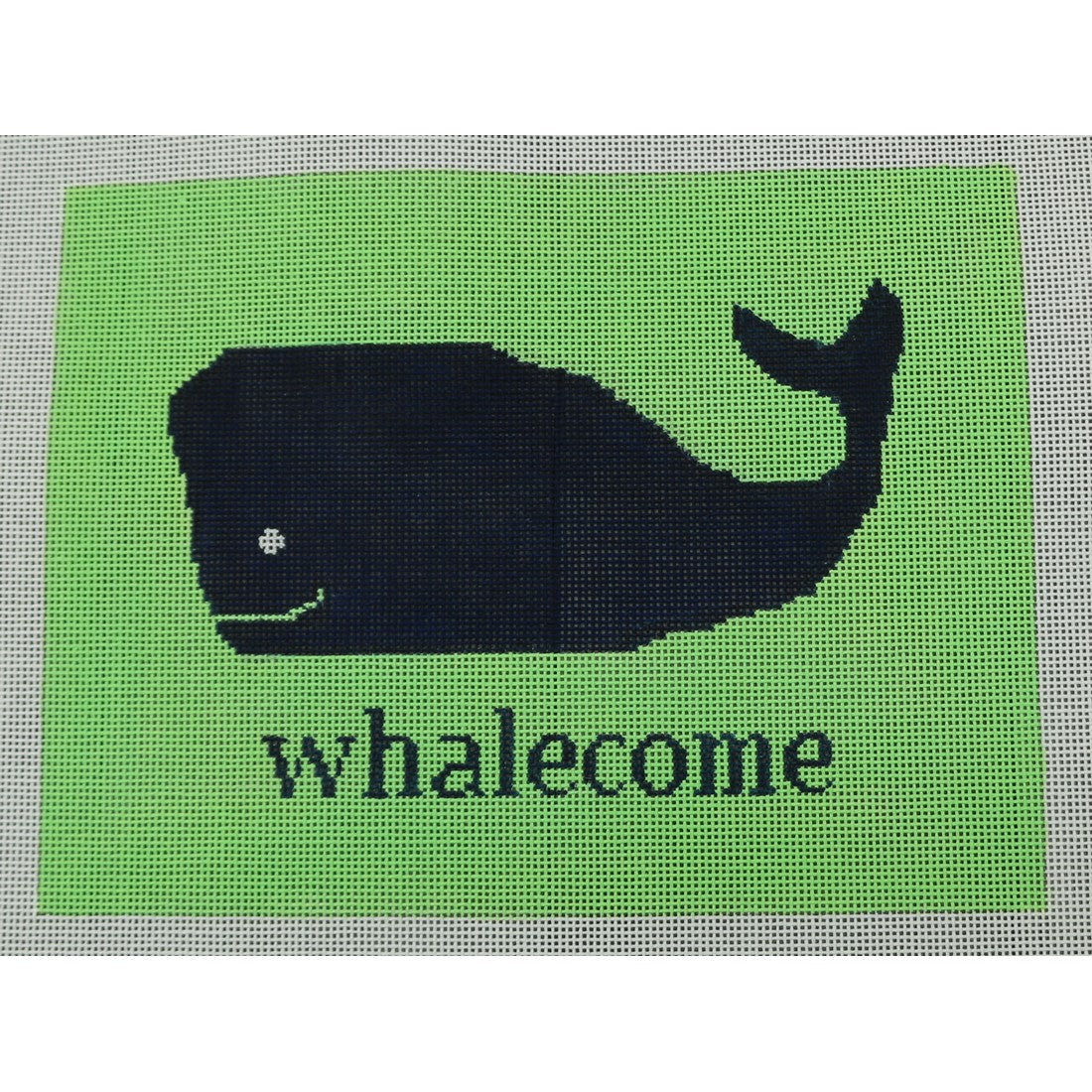 KKP117G Whalecome on Green 8.5 x 11