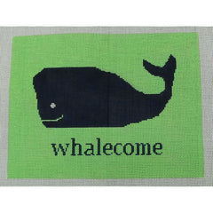 KKP117G Whalecome on Green 8.5 x 11