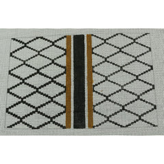KKP156C Diamond Gold and Black Clutch 6 x 8.75